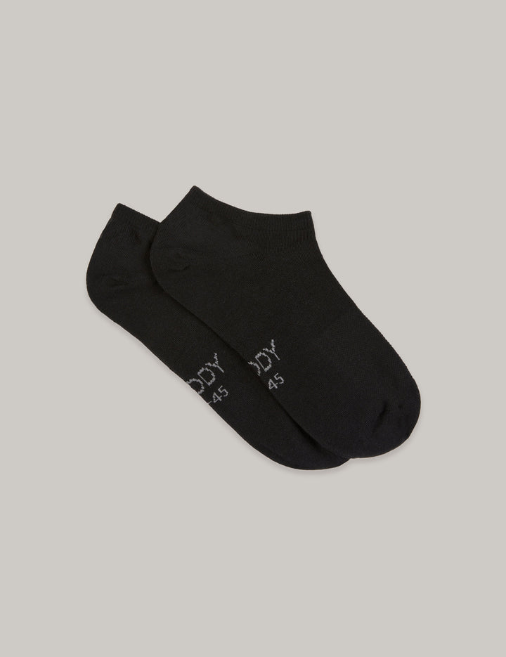 Boody Everyday No Show Socks - Black