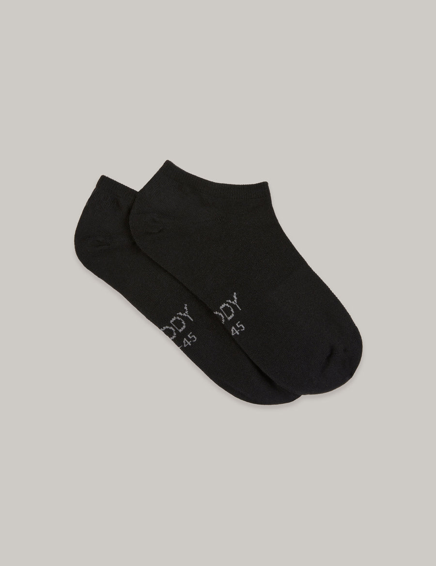 Boody Everyday No Show Socks - Black