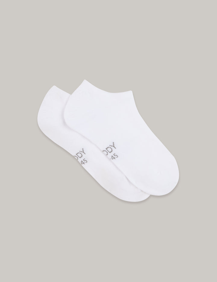 Boody Everyday No Show Socks - White