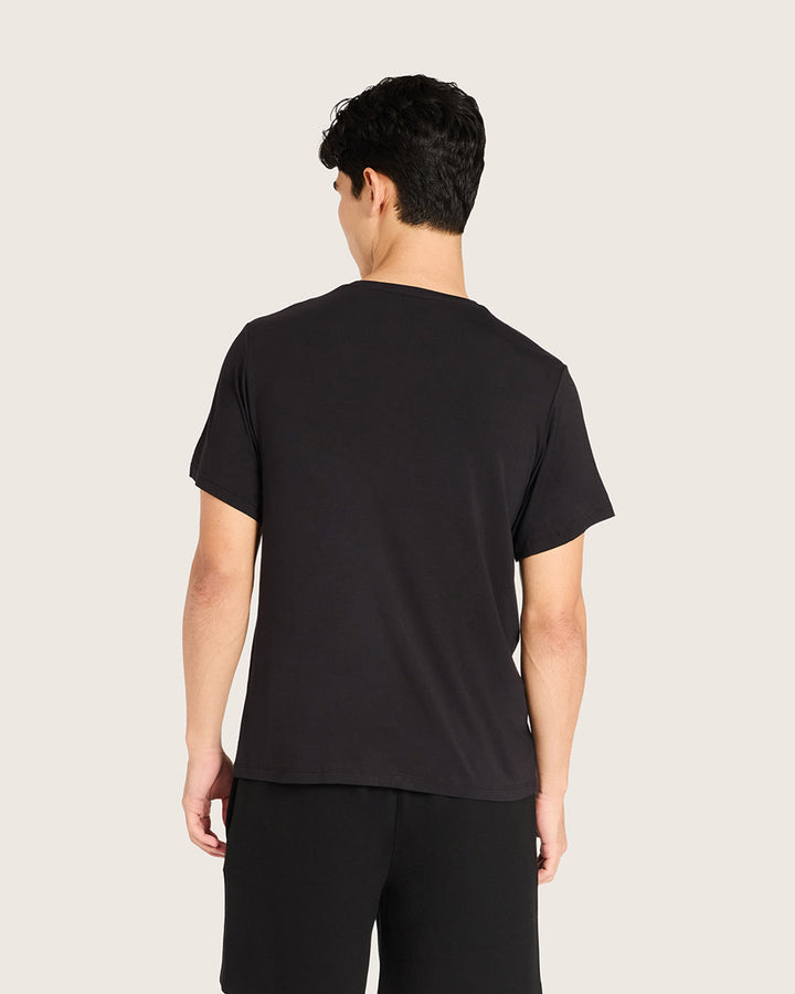 Boody Men's Base Layer Crew Neck T-Shirt - Black