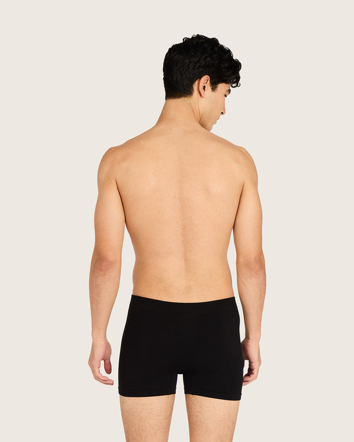 Boody Men's Seamfree Boxer Briefs - Black