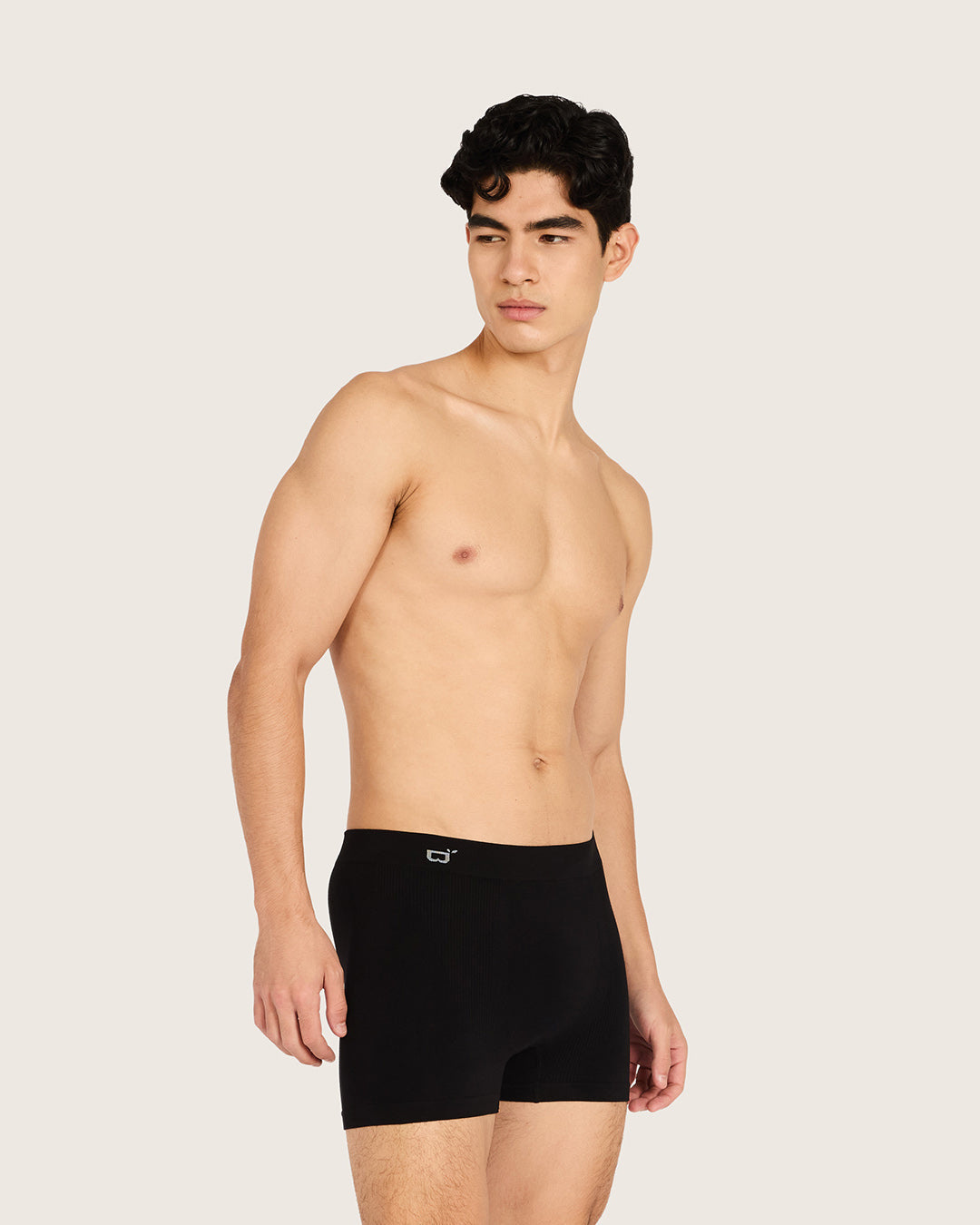Boody Men's Seamfree Boxer Briefs - Black