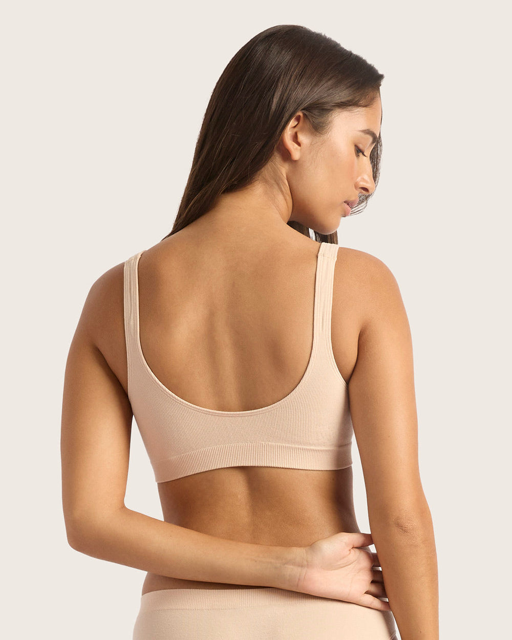 Boody Seamfree Crop Bra - Shell