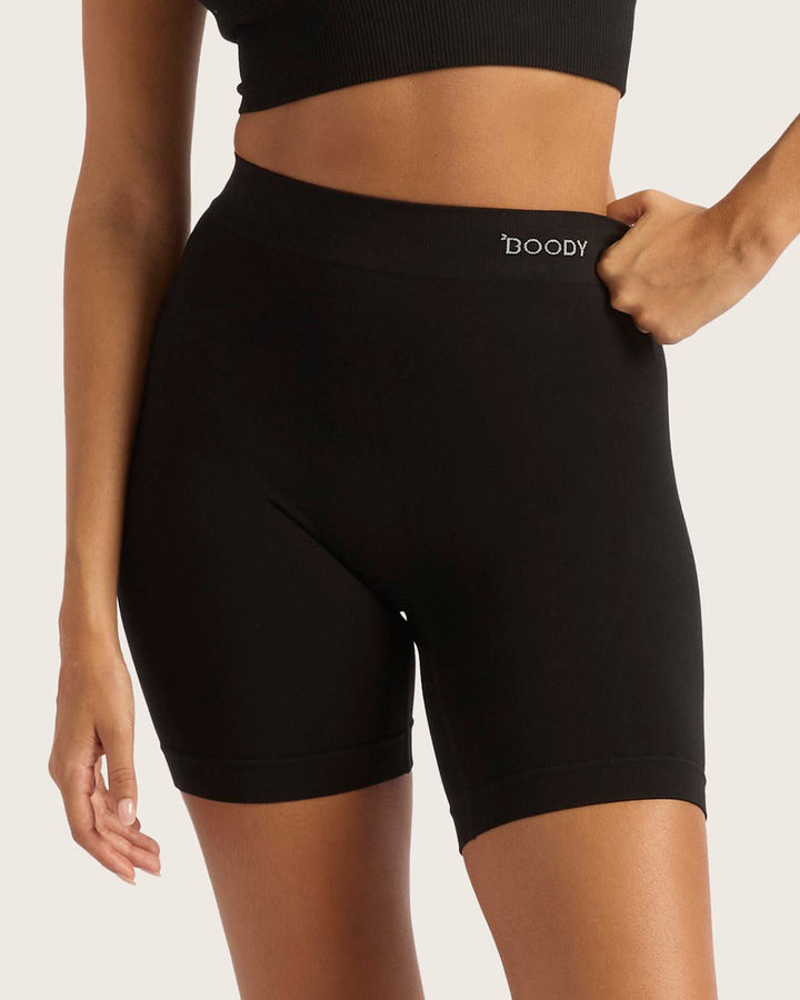 Boody Seamfree Undershorts 6" - Black