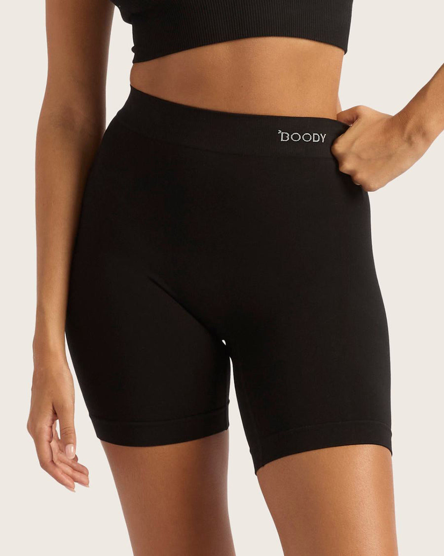 Boody Seamfree Undershorts 6" - Black