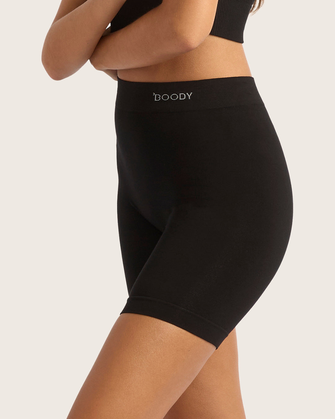Boody Seamfree Undershorts 6" - Black