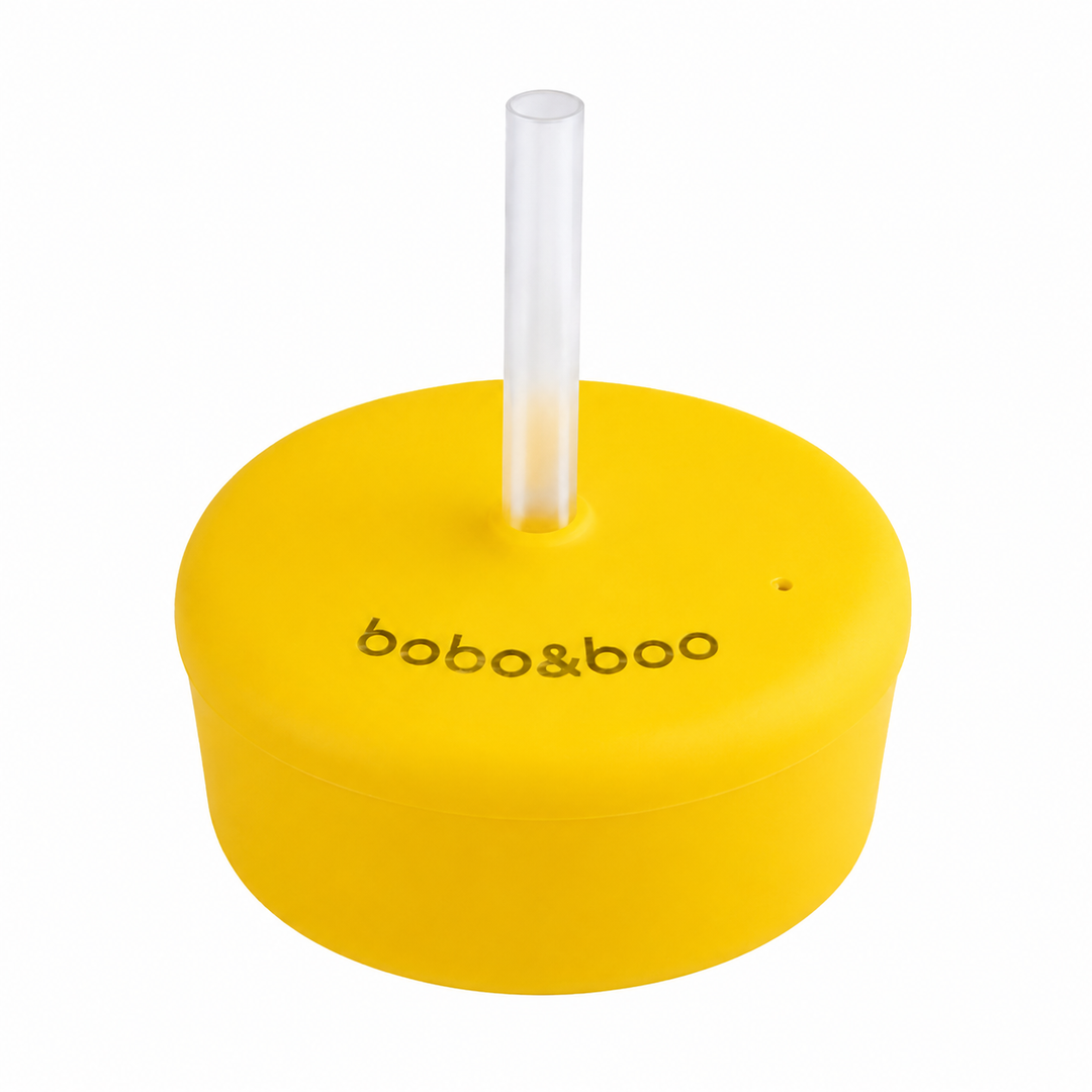 Universal Silicone Cup Lid - Straw Yellow