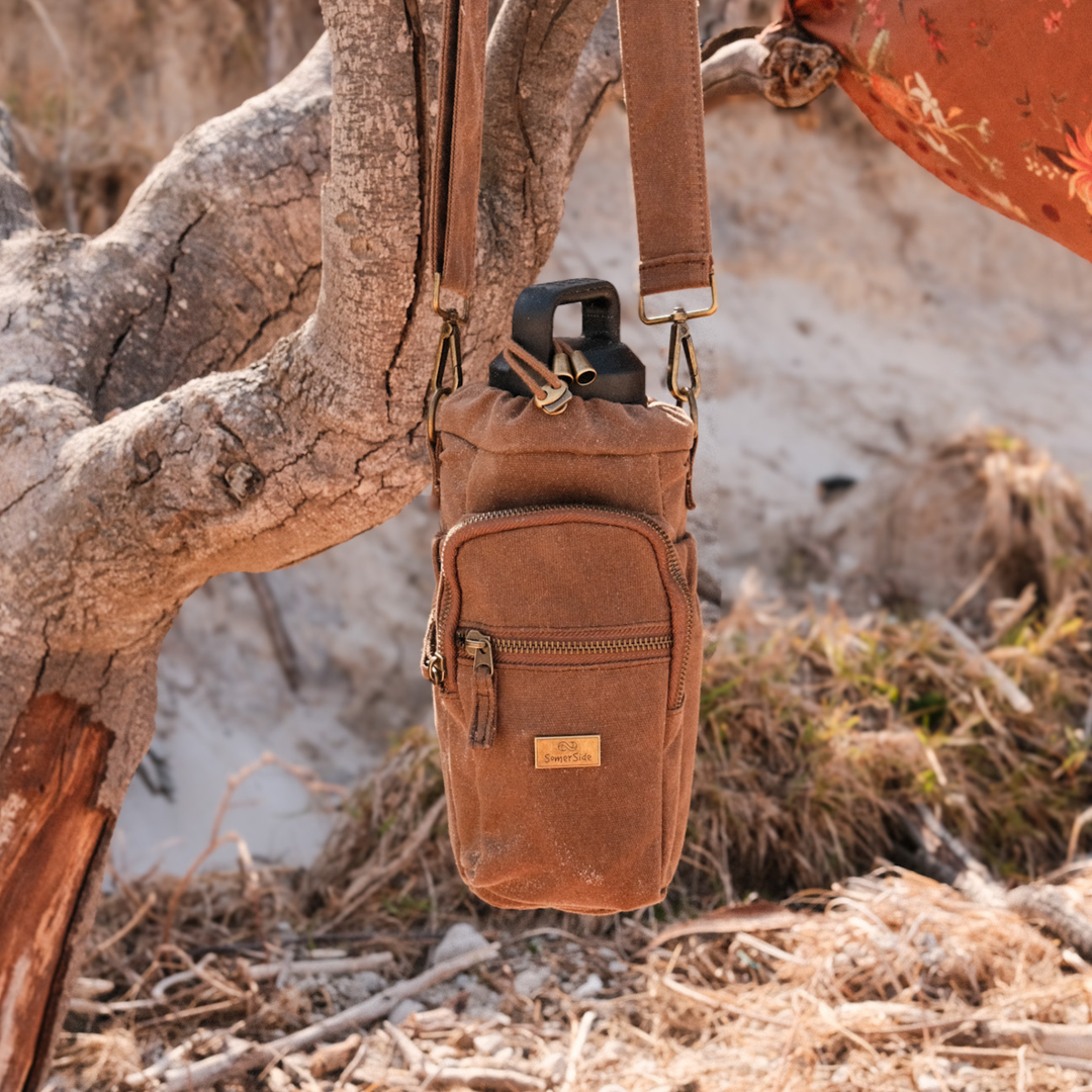 SomerSide Water Bottle Bag – Coco – detail 2