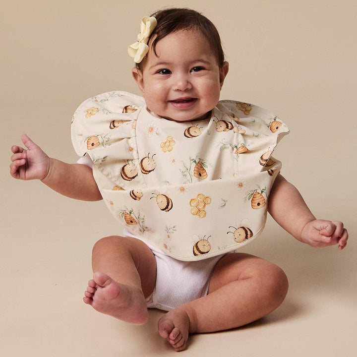 Bib - Snuggle Frilly - Bumblebees