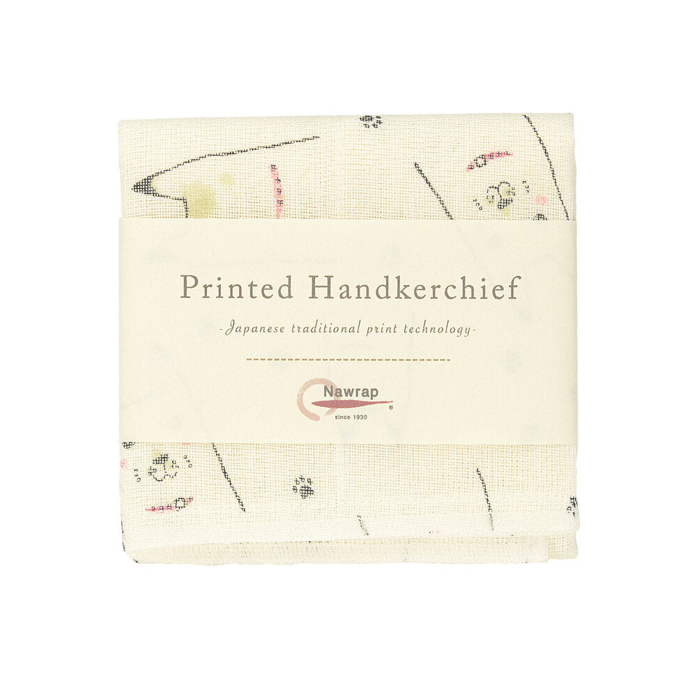 Handkerchief - Printed Japanese