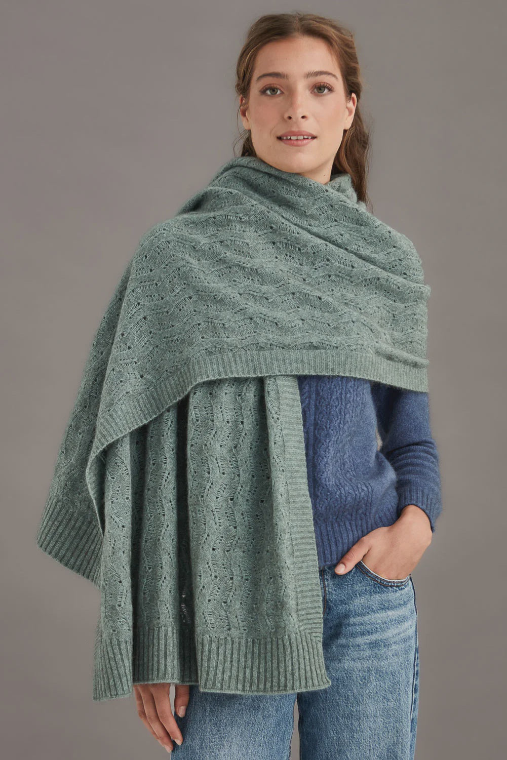 Herringbone Lace Shawl