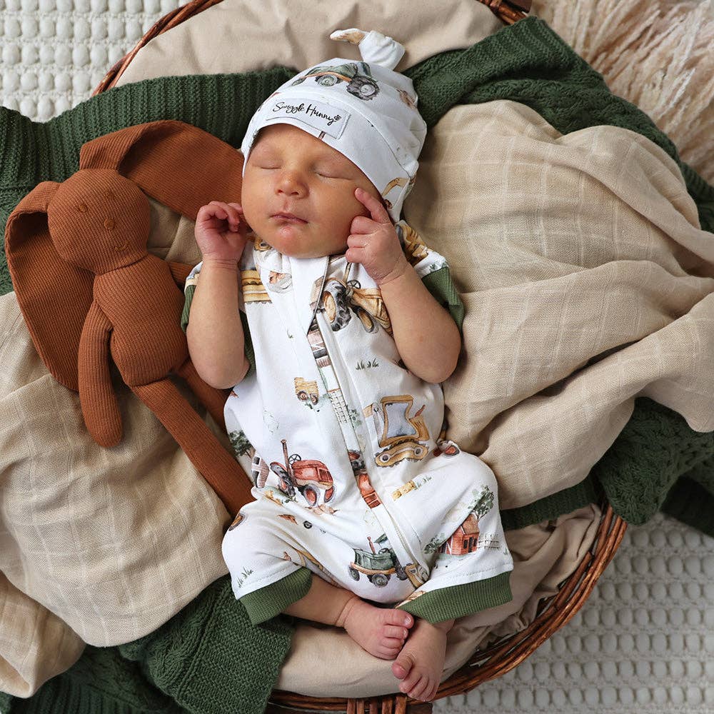Snuggle Shortie – Diggers & Tractors