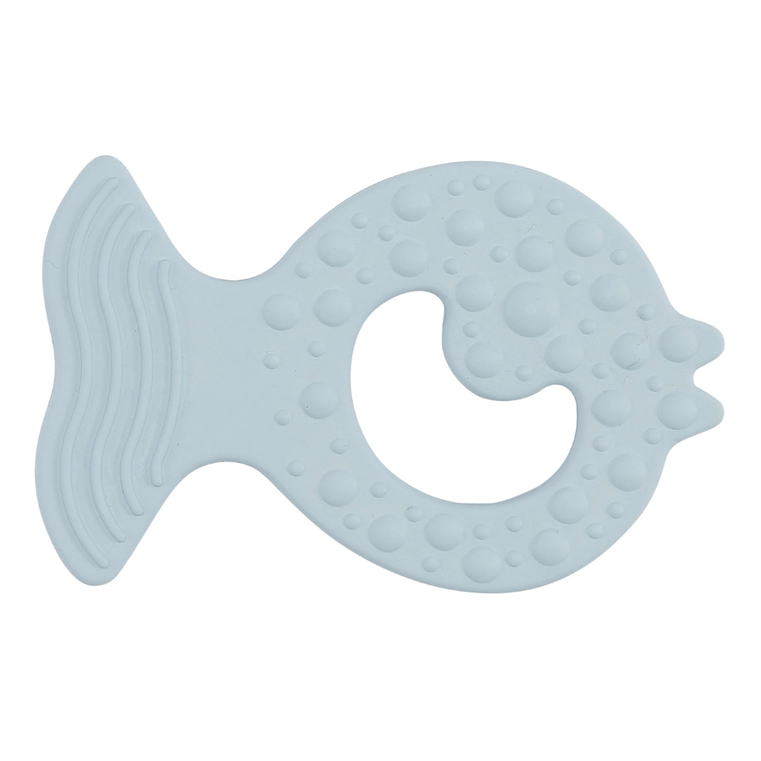 Hevea Fish Teether – Sky Blue