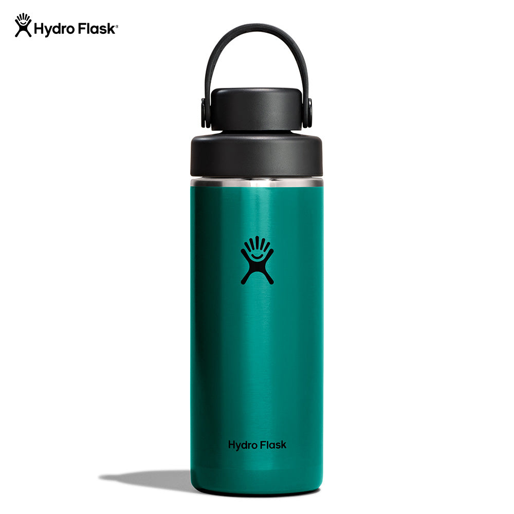 Hydro Flask 16oz Lightweight Flex Chug Cap in Emerald Green, front view
