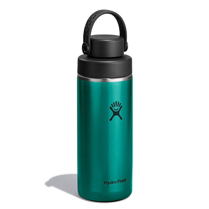 Hydro Flask 16oz Lightweight Flex Chug Cap in Emerald Green, alternate view