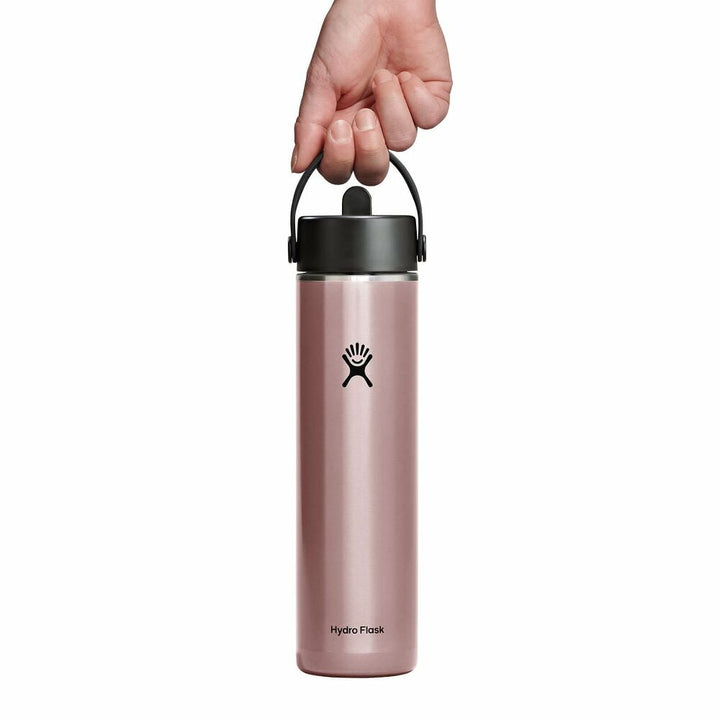 Hydro Flask 24oz Lightweight Flex Straw Bottle in Quartz, cap detail