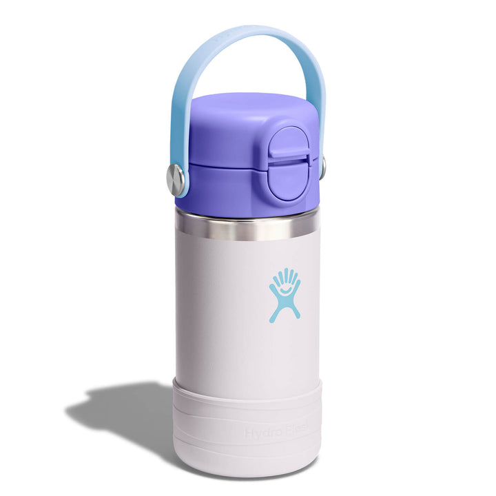Kids Water Bottle – Covered Cap & Boot 12oz – Cloud Pink – view 2