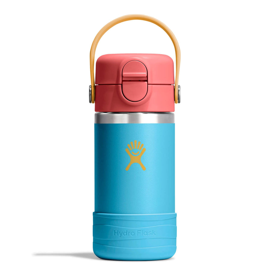 Kids Water Bottle – Covered Cap & Boot 12oz – Bluejay – view 1
