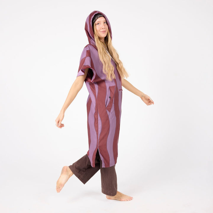 SomerSide Changing Towel Poncho – Jagger (Shiraz) – detail 3