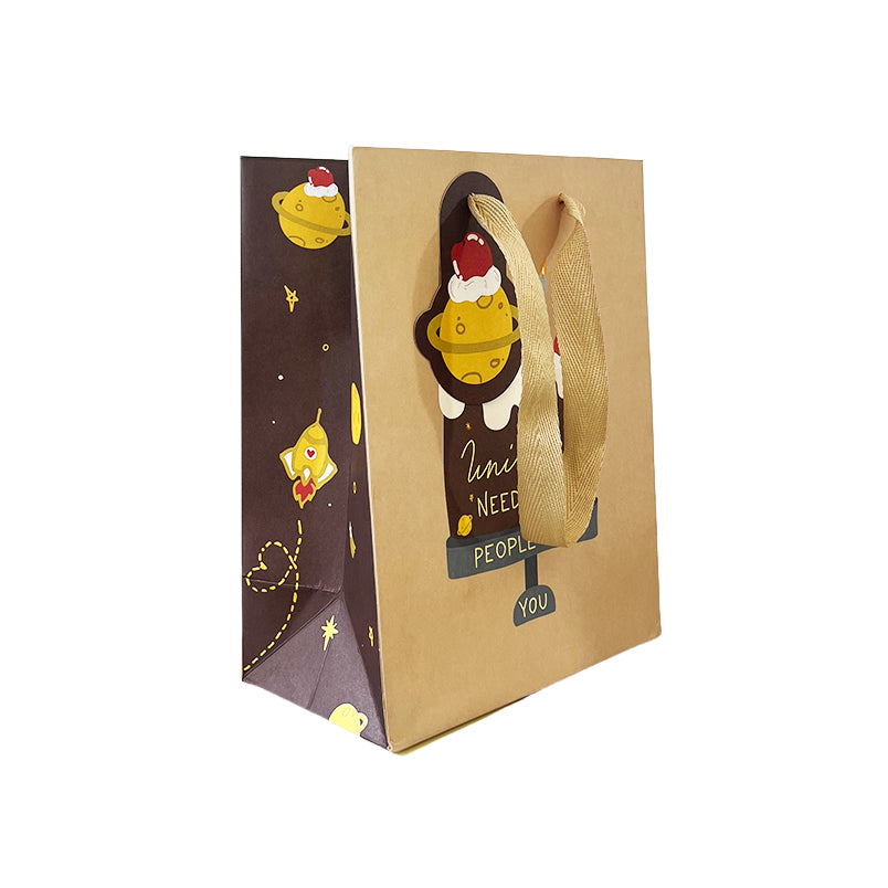 The Universe Needs More People gift bag – angled view