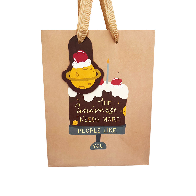 The Universe Needs More People gift bag – front view