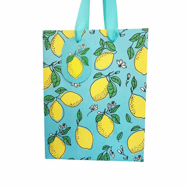 Lemon gift bag – front view