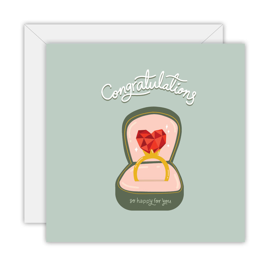 Congratulations – Engagement greeting card