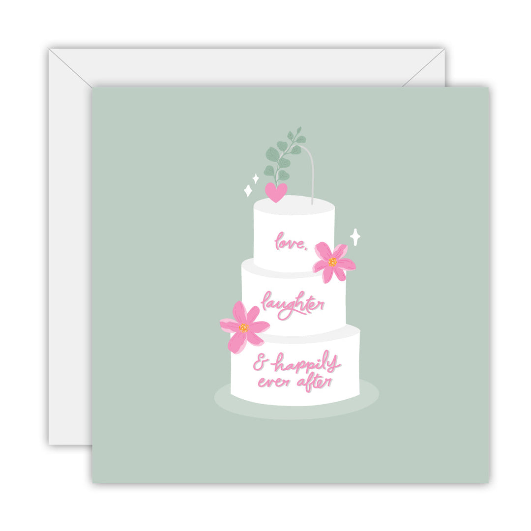 Love, Laughter & Happily Ever After greeting card