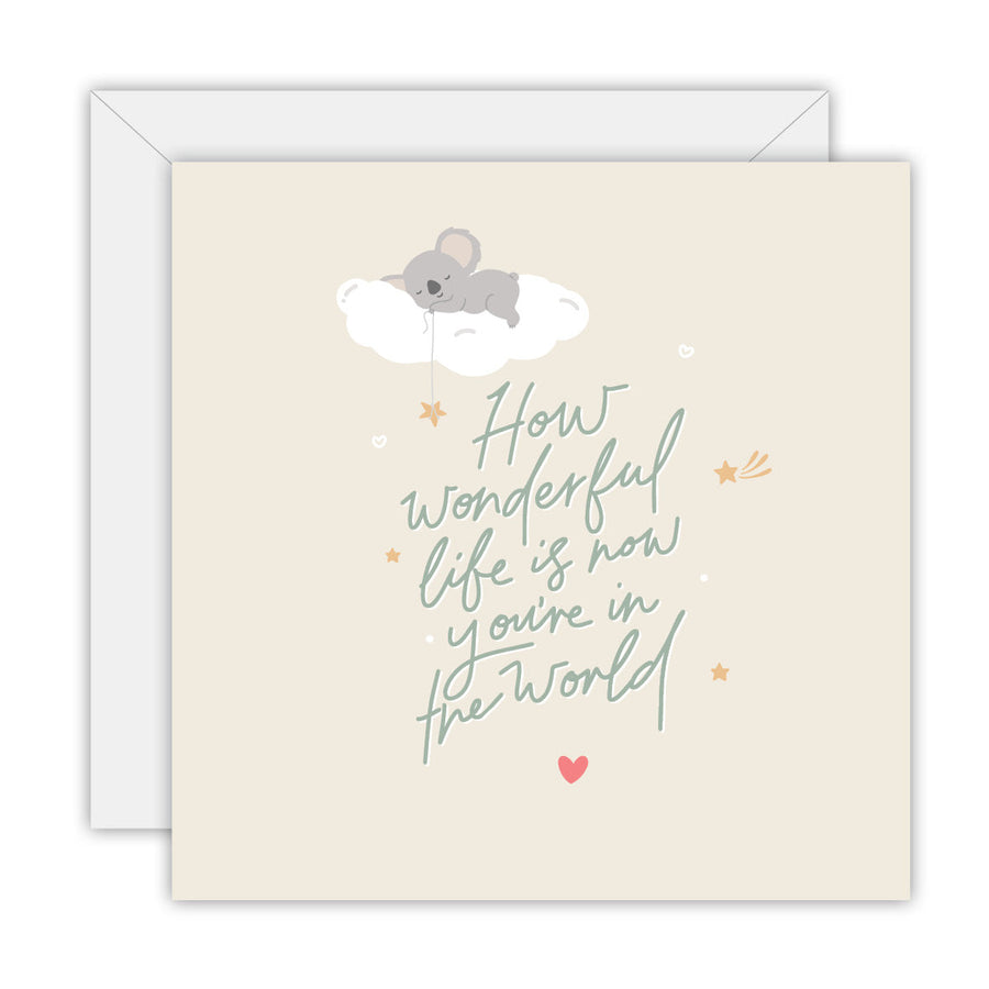 How Wonderful Life Is greeting card