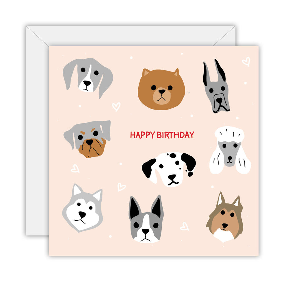 Happy Birthday Lets Paw-ty greeting card