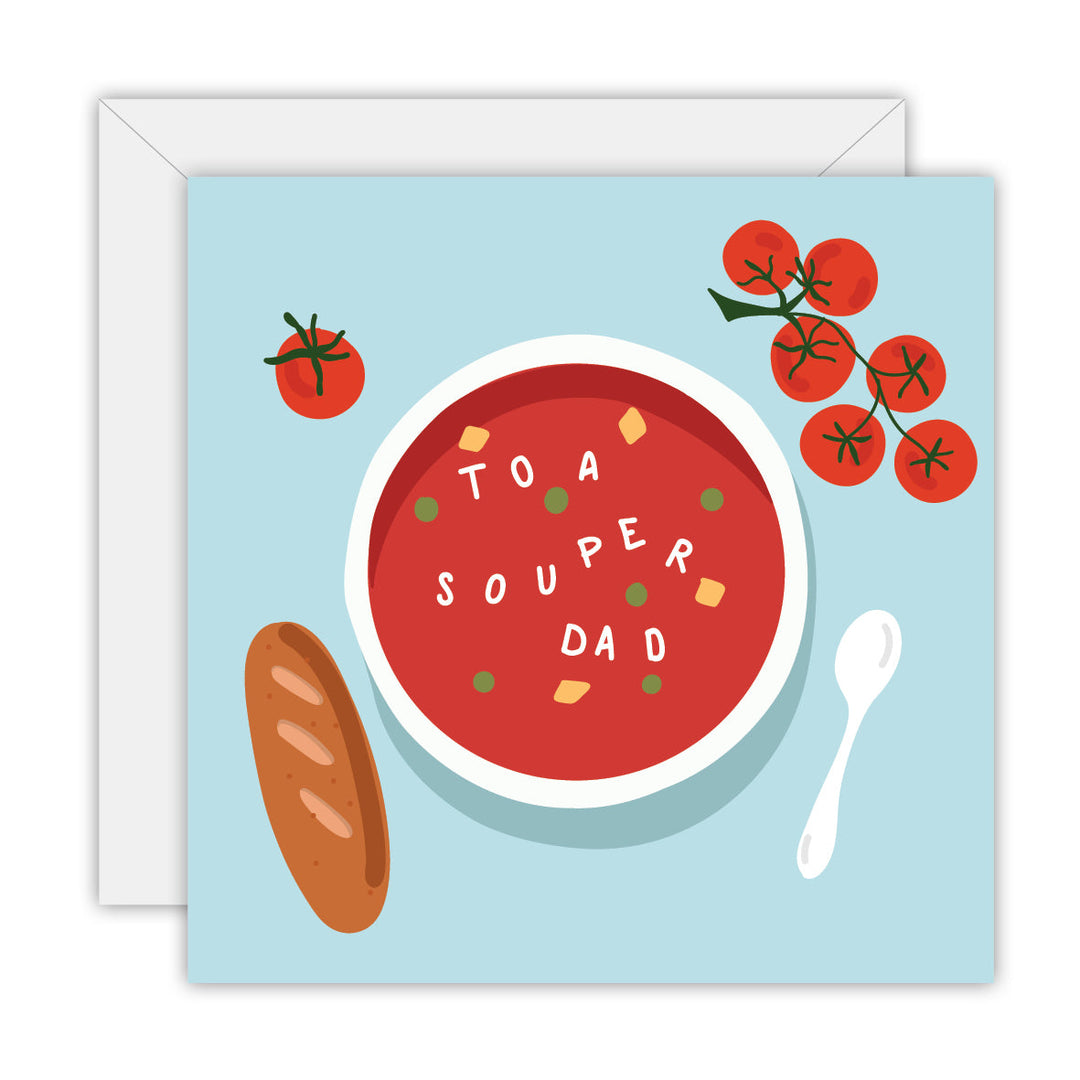 Souper Dad greeting card