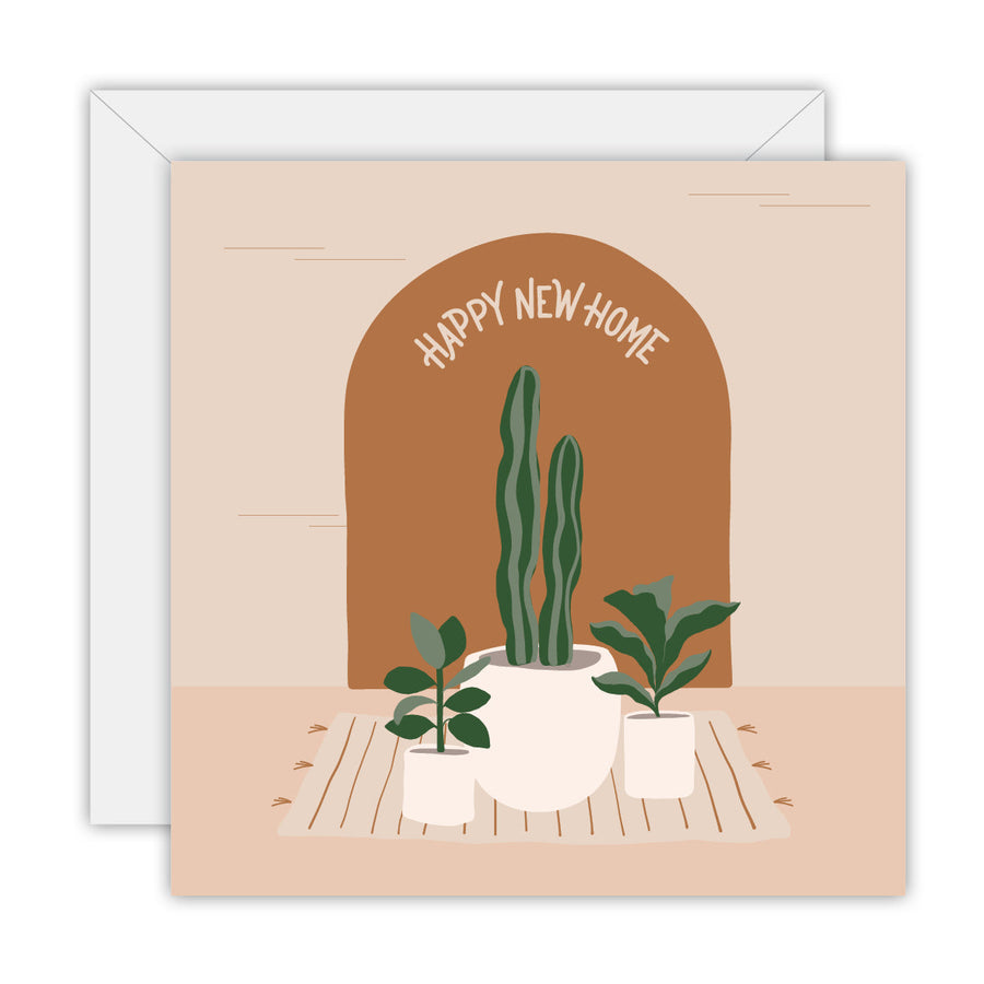 Happy new home greeting card