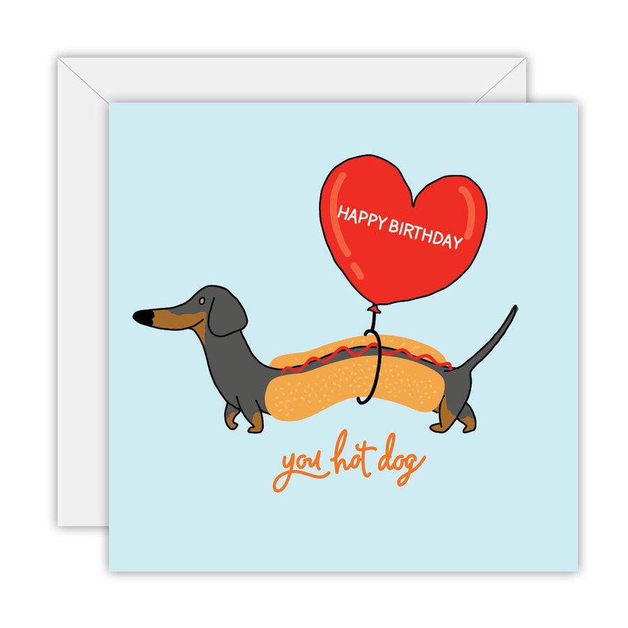 You Hot Dog greeting card