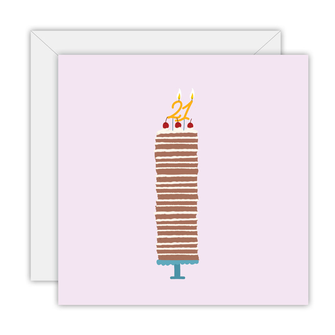 Happy 21 Birthday greeting card