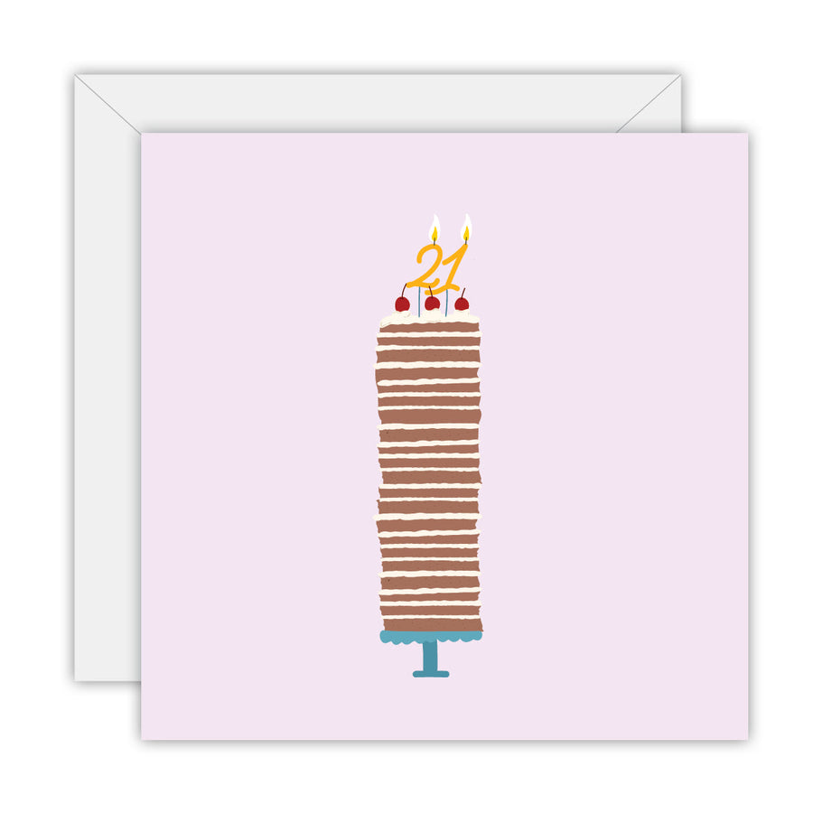 Happy 21 Birthday greeting card