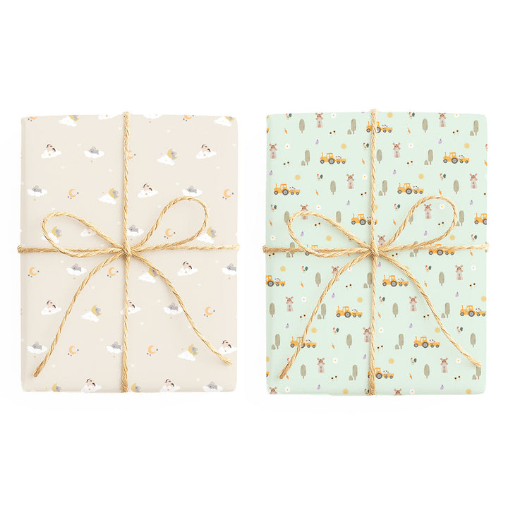 Baby – Australiana / Farm double-sided wrapping paper