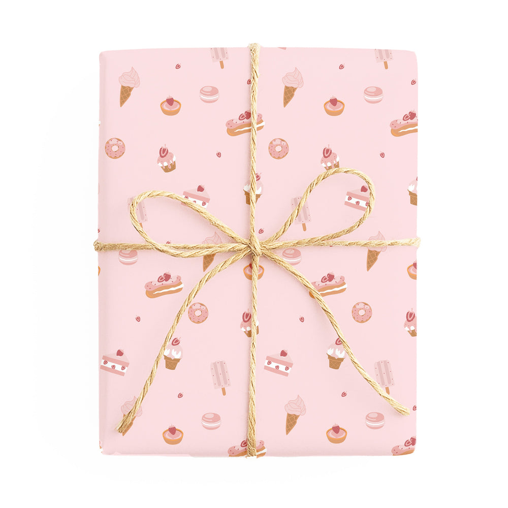 Sweet Thing / Bows double-sided wrapping paper – side 1