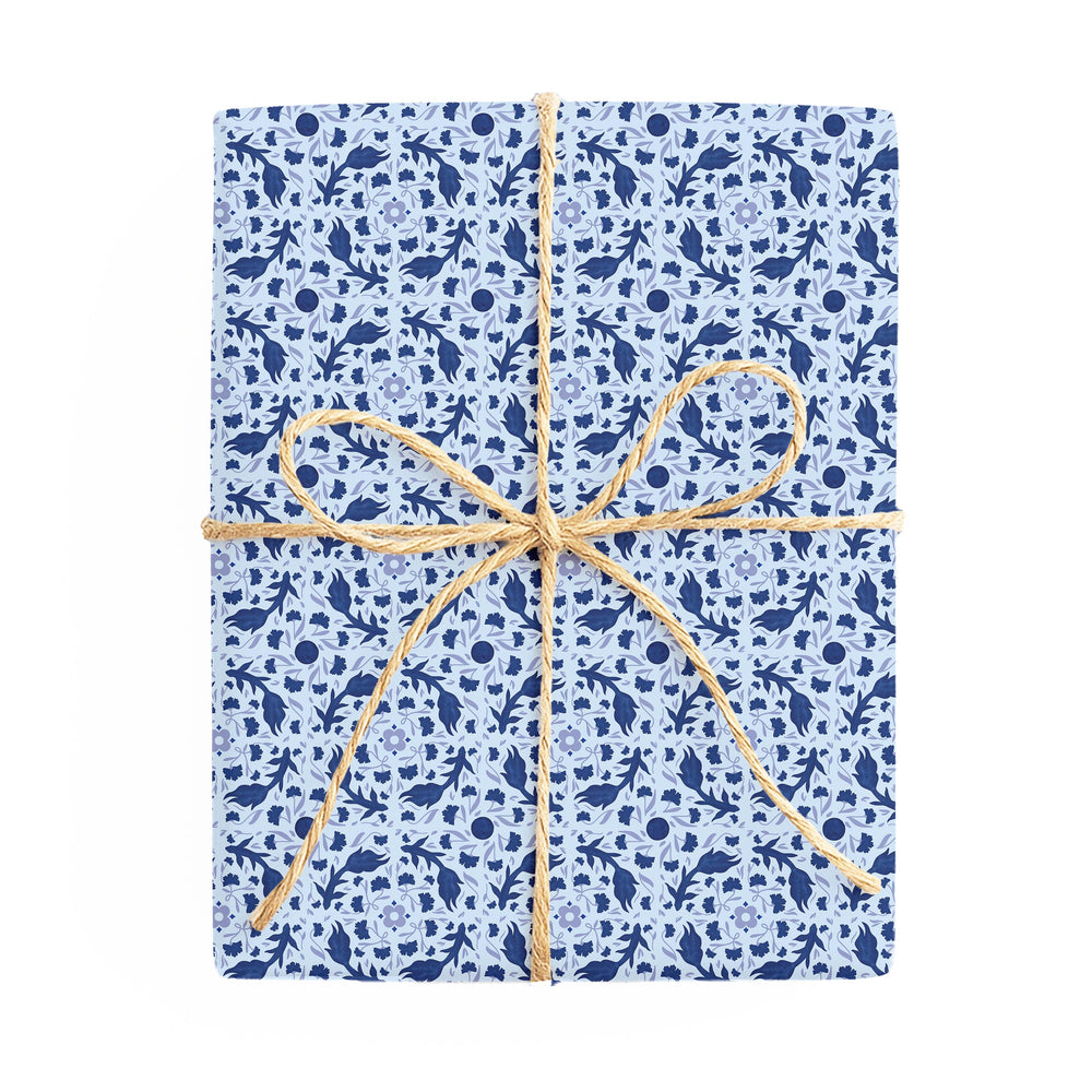Sea Tile / Australian Beach double-sided wrapping paper – side 1