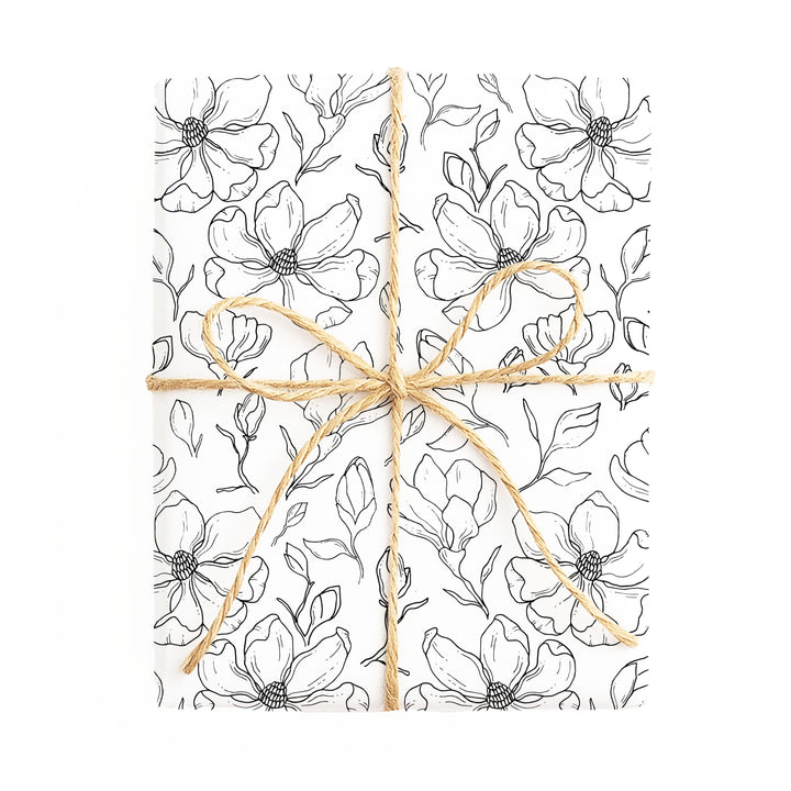 Blooming Perfect / Bee-autiful double-sided wrapping paper – side 1