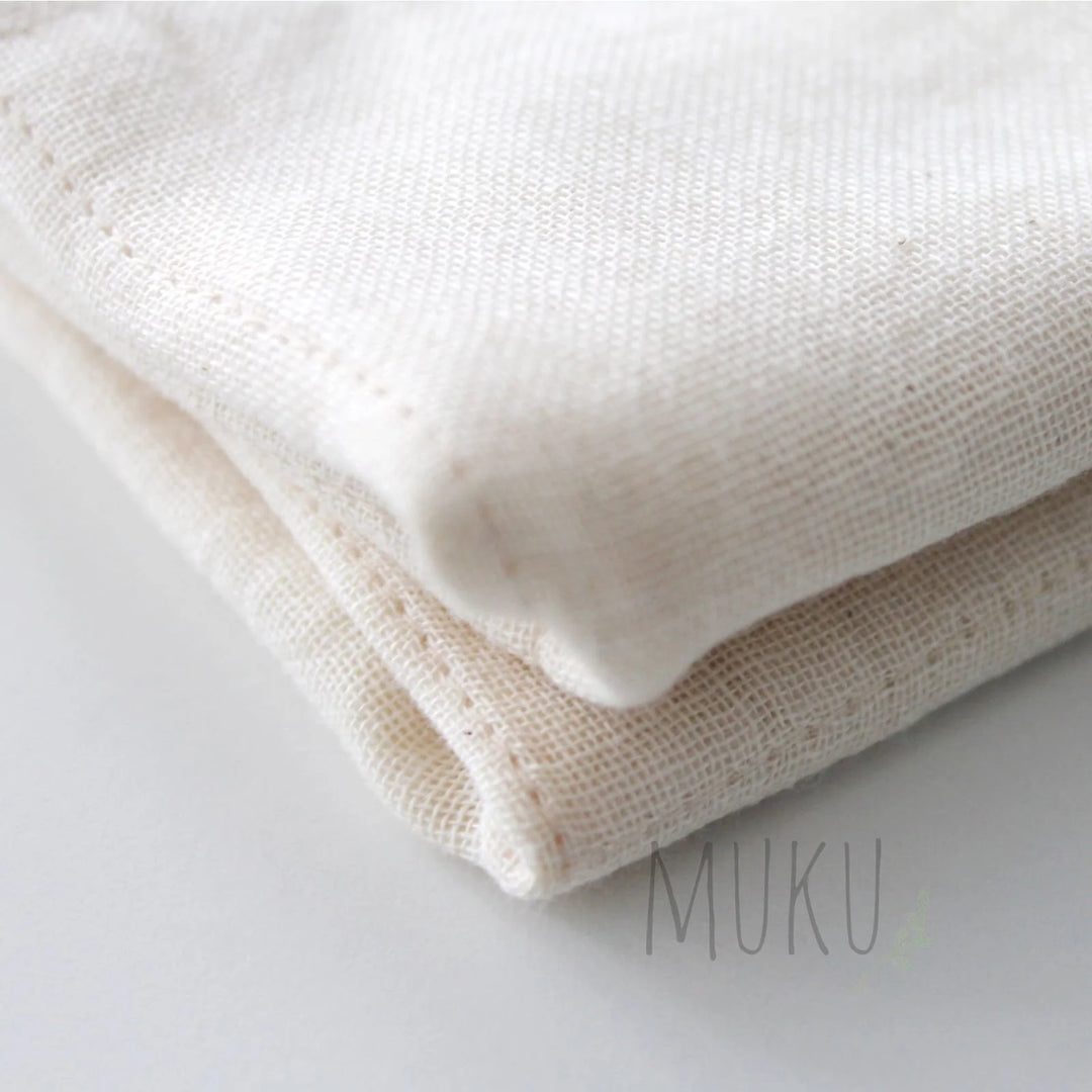Organic Cotton Face Towel – Japanese Kaya Weave