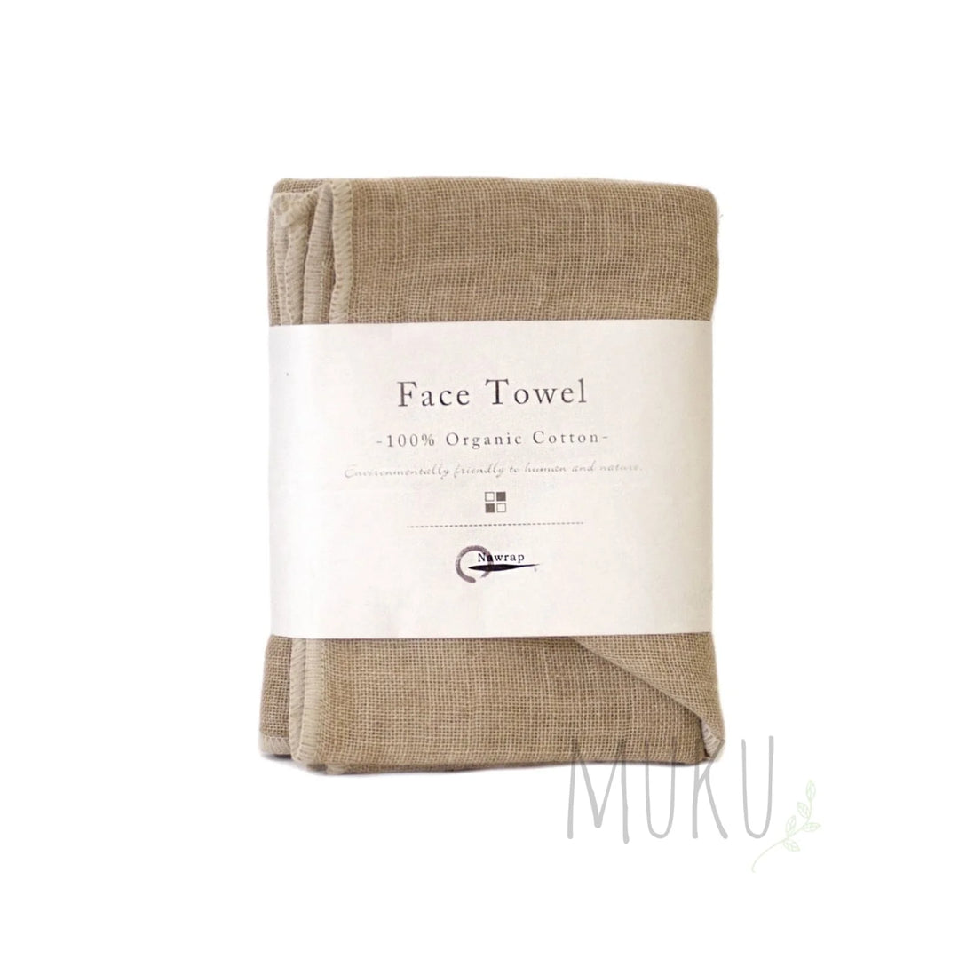 Organic Cotton Face Towel – Japanese Kaya Weave