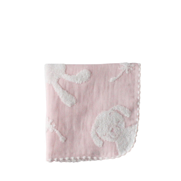 Kontex Macaron pink puppy face cloth