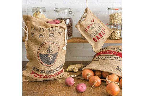 Retro Kitchen Onion Sack