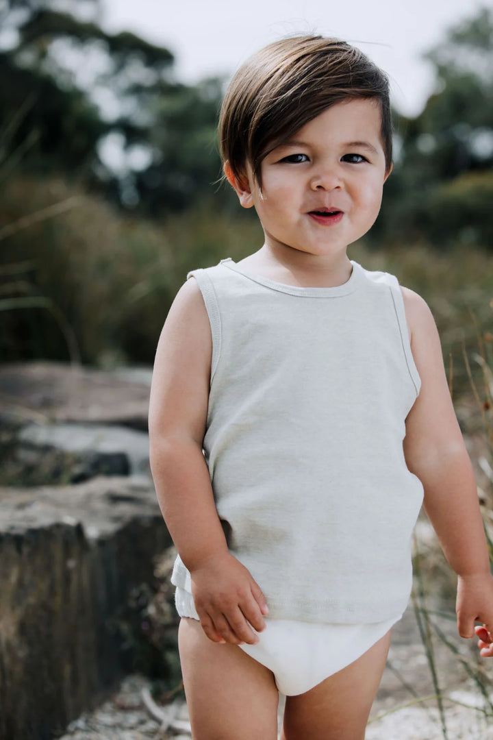 Baby/Toddler Singlet - Organic Cotton