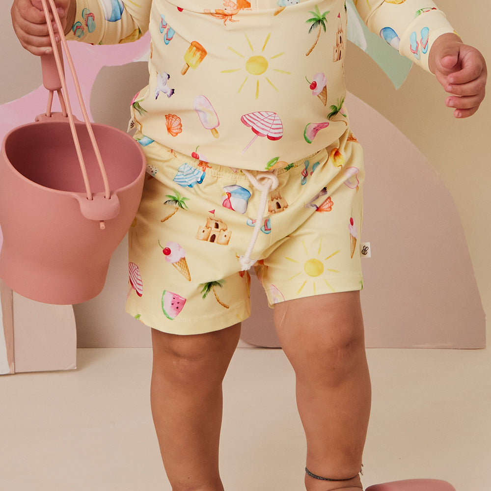 Snuggle Hunny Beach Fun Board Shorts - image 1
