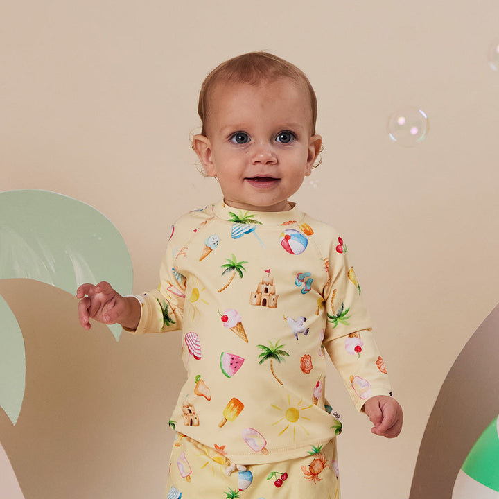 Snuggle Hunny Beach Fun Rashie Vest - image 1