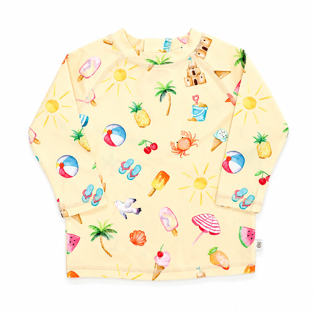 Rashie Vest - Beach Fun