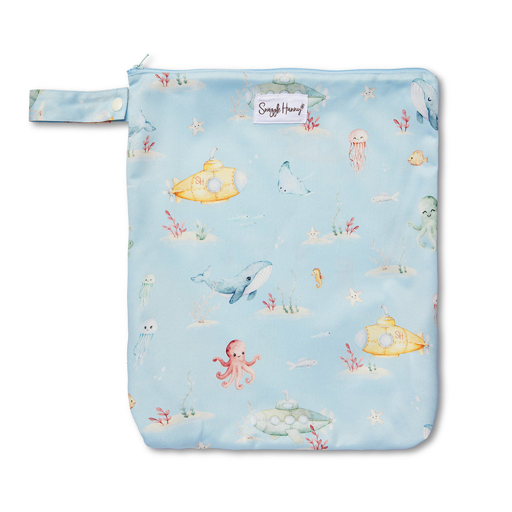 Snuggle Hunny Blue Little Subs Wet Bag - image 2