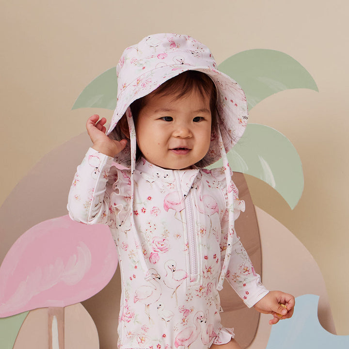 Snuggle Hunny Flamingos Swim Hat - image 3