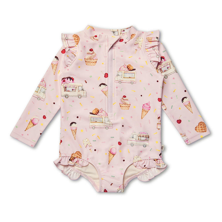 Snuggle Hunny Ice Creams Frill Swimsuit - image 2